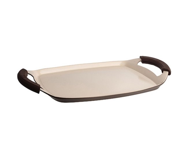 Conforama Asadora San Ignacio Natur Aluminio Forjado 36 x 23 cm