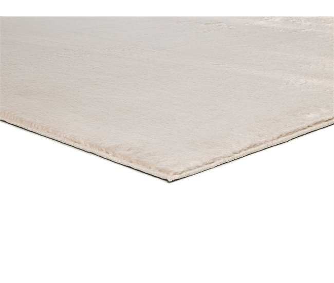Conforama ATTICGO Alfombra Lisa Suave Lavable XIANA En Color Blanco 50 X 80 Cm