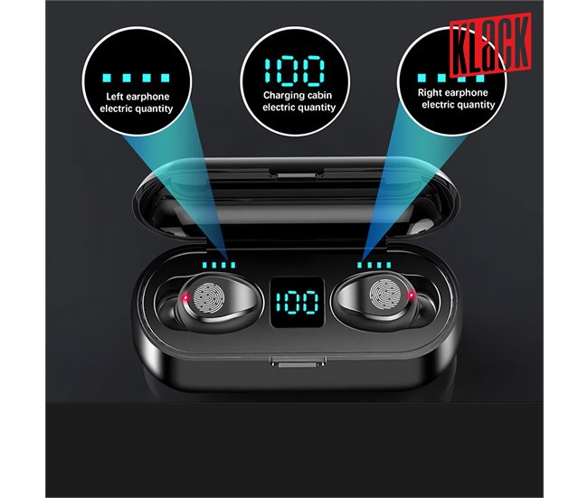 Conforama Auriculares Bluetooth True Wireless Klack® KF9 In Ear Con Micrófono