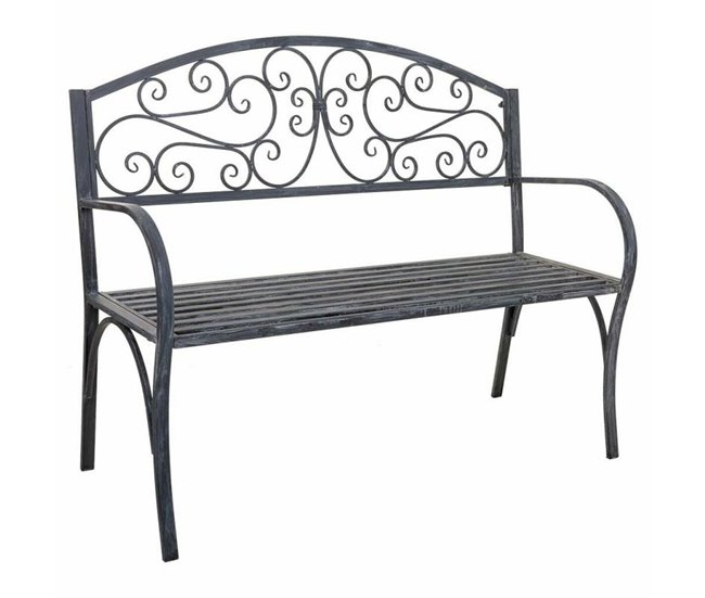 Conforama Banco Alexandra House Living Gris Hierro 53 x 91 x 153 cm