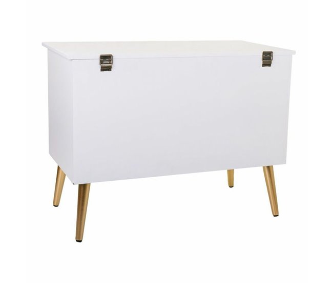 Conforama Banco Baúl Alexandra House Living Dorado Madera MDF 41 X 62 X 83 Cm