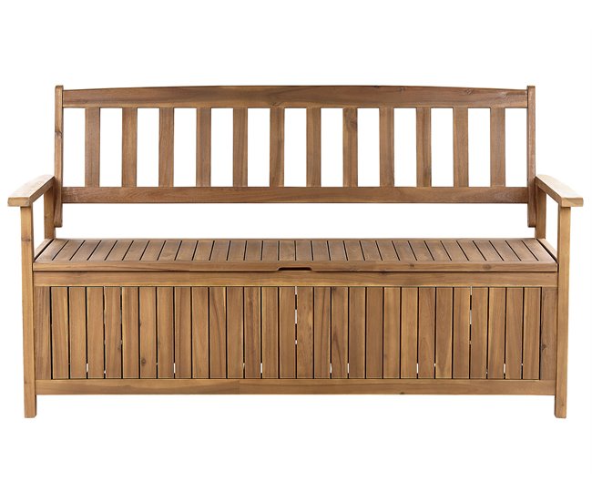 Conforama Banco Con Cojín Madera 160 Cm Gris Pardo SOVANA