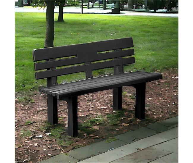 Conforama Banco De Exterior Daltobel Banco De Jardín Monobloque Banco De Exterior 100% Made In Italy 110x52h71 Cm Antracita