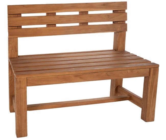 Conforama Banco de teca Augusta Madera Teca 50X120X85 cm