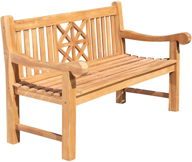 Conforama Banco de teca Florida Madera Teca 72X150X92 cm