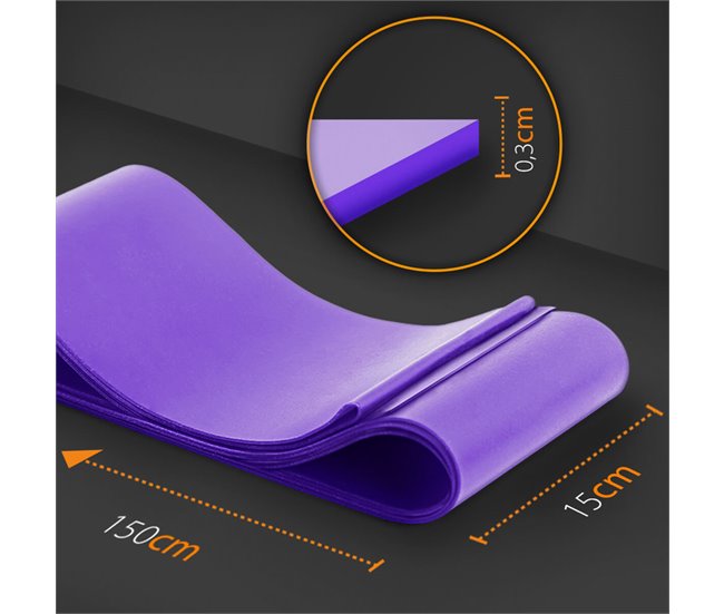 Conforama Banda De Resistencia Pilates 5 Lb – 15 Lb Cinta Elástica Goma Fitness Gridinlux