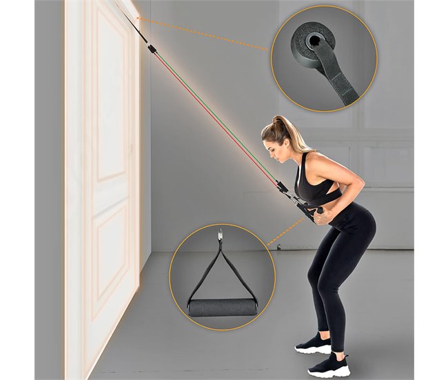 Conforama Bandas Resistencia 12 Piezas 5 Niveles 10 Lb - 30 Lb Cinta Elástica Gridinlux