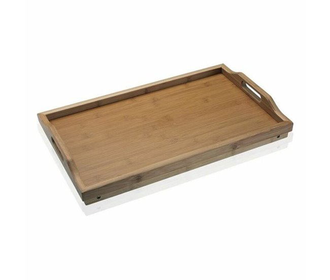 Conforama Bandeja De Cama Plegable Versa Madera Bambú (30 X 23 X 50 Cm)