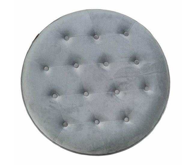 Conforama Banqueta Alexandra House Living Gris Goma Madera 70 X 47 X 70 Cm