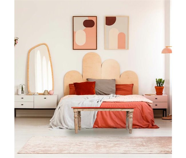 Conforama Banqueta Alexandra House Living Madera De Mango Madera MDF 35 X 43 X 101 Cm