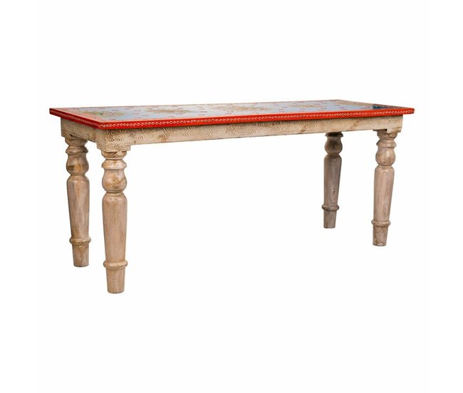 Conforama Banqueta Alexandra House Living Madera de mango Madera MDF 35 x 43 x 101 cm