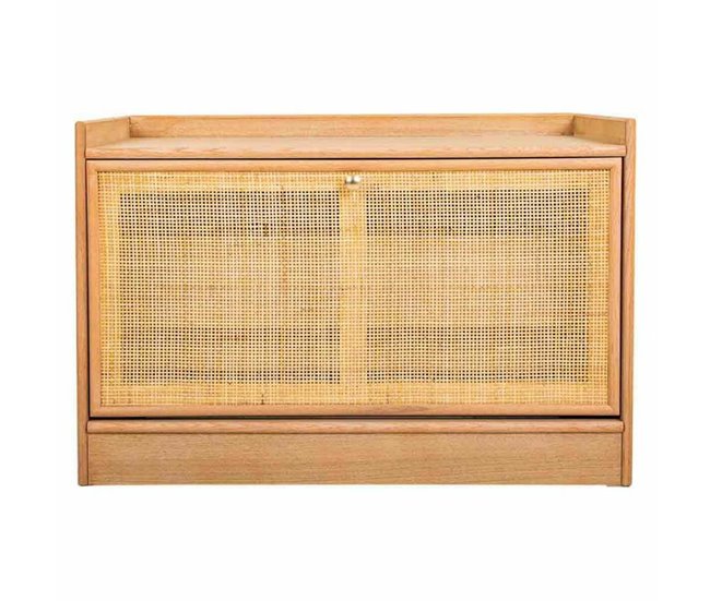 Conforama Banqueta Alexandra House Living Natural Madera MDF 38 X 53 X 80 Cm Zapatero