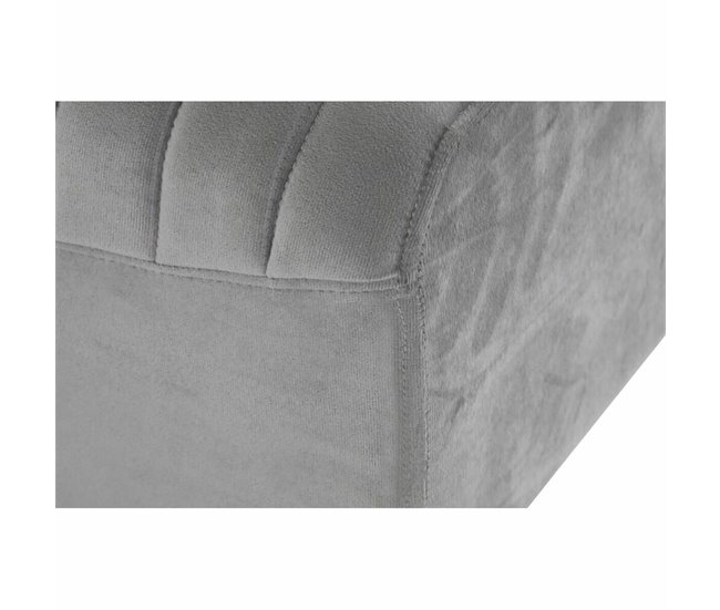 Conforama Banqueta DKD Home Decor 90 X 31 X 47 Cm Gris Dorado Metal