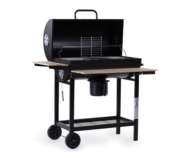 Conforama Barbacoa A Carbón "King" - 95 X 63 X 105 Cm - Negro