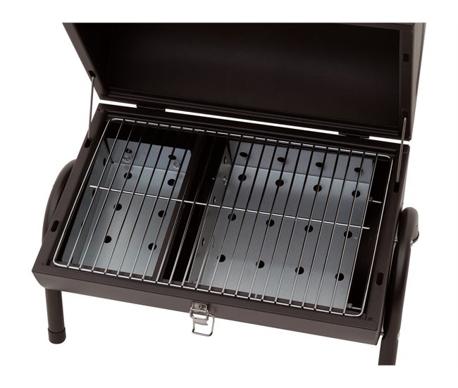 Conforama Barbacoa De Carbón Portátil "Capitán" - 42 X 27 X 43 Cm - Negro