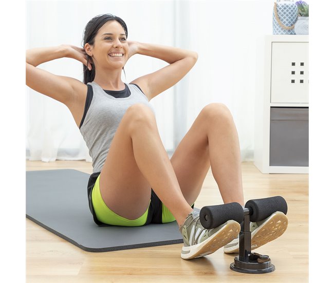 Conforama Barra De Sujeción Para Abdominales Con Ventosa Y Guía De Ejercicios CoreUp InnovaGoods