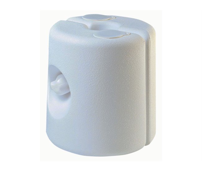 Conforama Base de cenador para rellenar - Ø 24 x 25 5 cm - Blanco