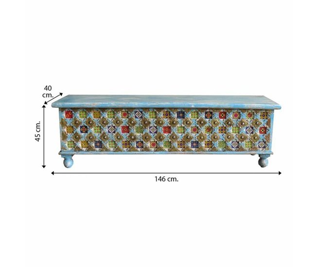 Conforama Baúl Alexandra House Living Madera De Mango 40 X 45 X 146 Cm