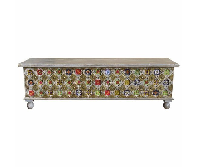 Conforama Baúl Alexandra House Living Madera de mango 40 x 45 x 146 cm
