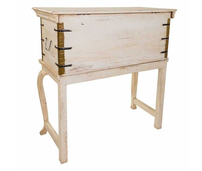 Conforama Baúl Alexandra House Living Madera De Mango 41 X 90 X 90 Cm