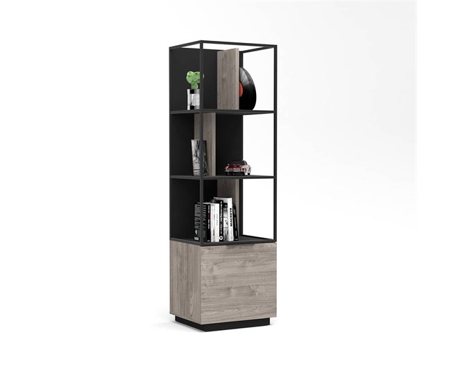 Conforama Biblioteca 1 Puerta Snapp - Fabricación Francesa