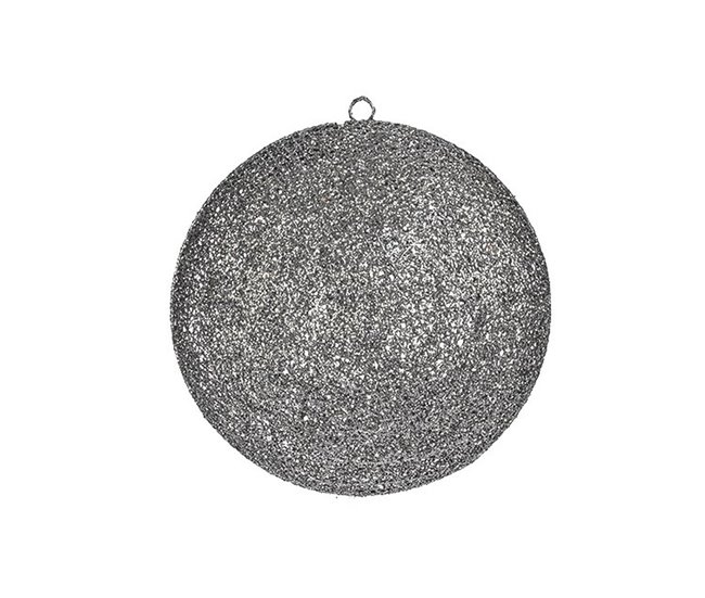 Conforama Bola Decorativa Gris Metal Plástico (6 Unidades)