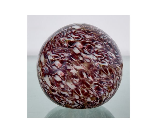Conforama Bola Presume De Casa Granada 10*10*10 Granate/dorado Cristal