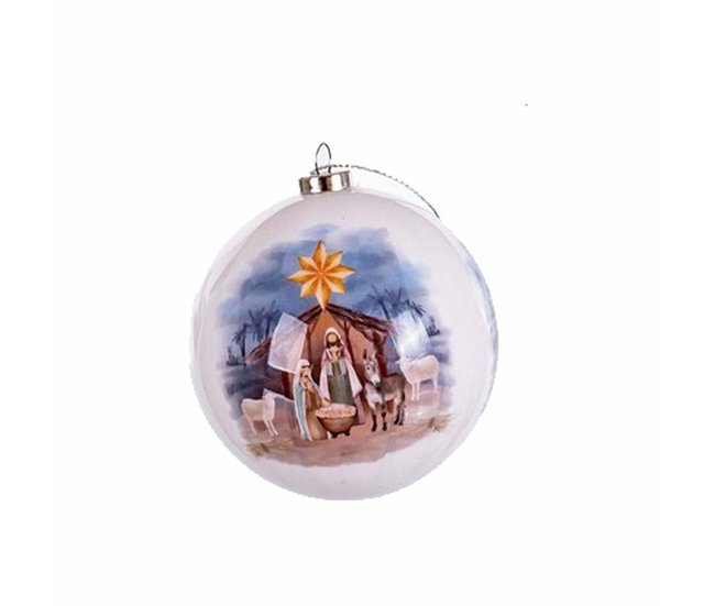 Conforama Bolas De Navidad Multicolor Papel Polyfoam Nacimiento/Belén 7 5 X 7 5 X 7 5 Cm (14 Unidades)