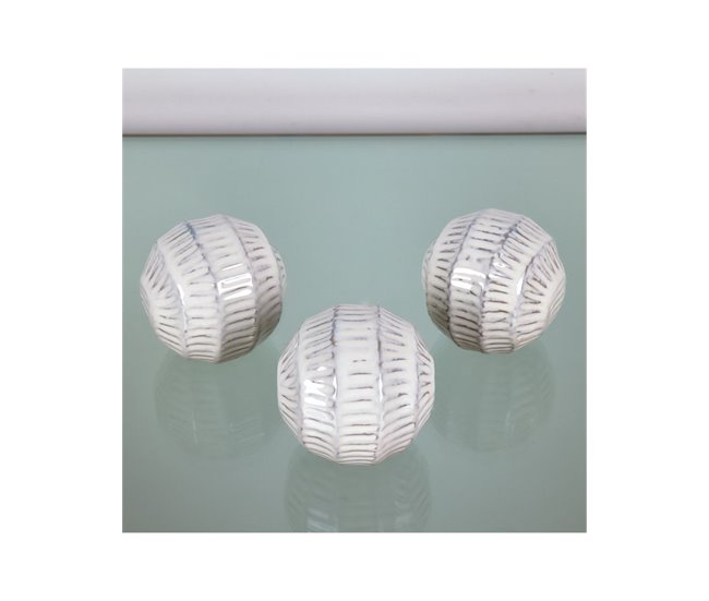 Conforama Bolas Presume De Casa Creta 10*9.6*10 Blanco Cerámica