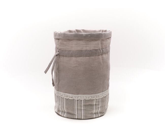 Conforama Bolsa de algodón con apliques y estampada. M/HomeLino.05 25x40cm