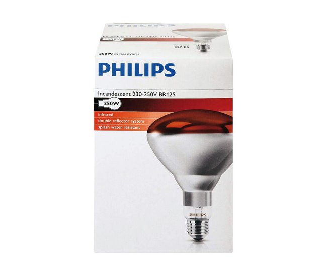 Conforama Bombilla De Luz Infrarroja Philips R125 250 W E27