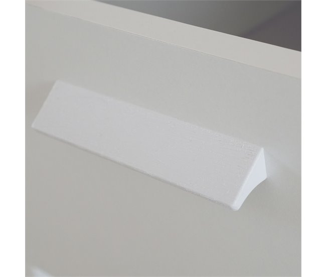 Conforama Briebe Nova Cómoda Dormitorio Cajonera 4 Cajones Sinfonier 78x74x40 Cm (Alto X Ancho X Profundo) Blanco