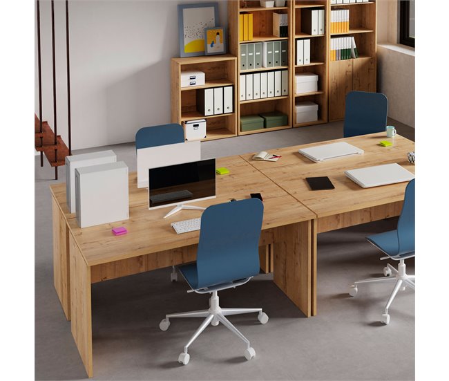 Conforama Briebe Zenith Escritorio Mesa De Ordenador Oficina Estudio 76 X 155 X 68 Cm Despacho Habitación Desk Madera