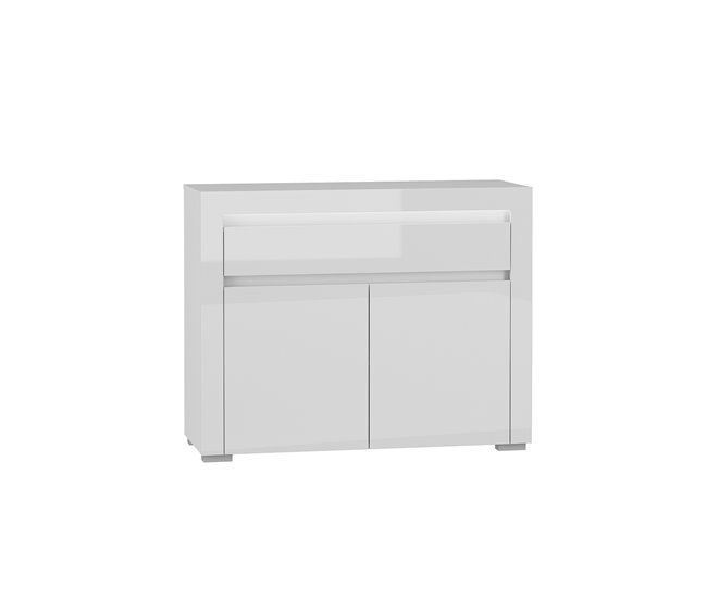 Conforama Bufé 2 puertas 1 cajón con LED Kasla Blanco