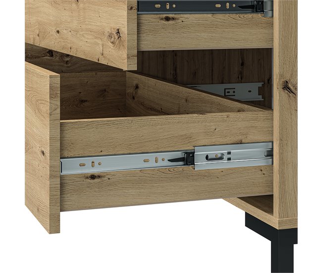Conforama Bufé 2 Puertas 3 Cajones 160 Cm Liora Madera