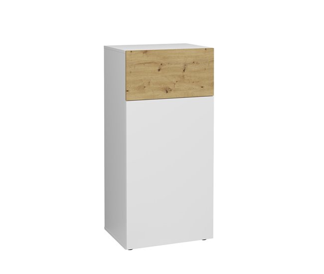 Conforama Buffet 1 puerta 1 cajón Belm 2 - L55 x H115 cm
