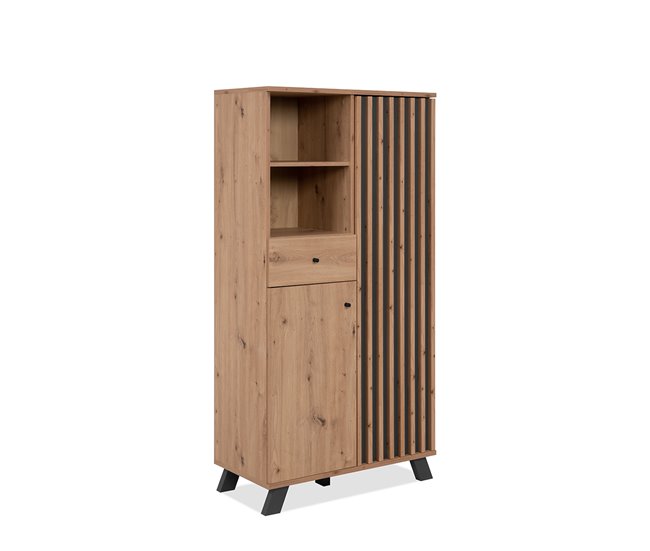 Conforama Buffet Alto De 2 Puertas 2 Nichos Y 1 Cajón H156 Cm - MEDAN