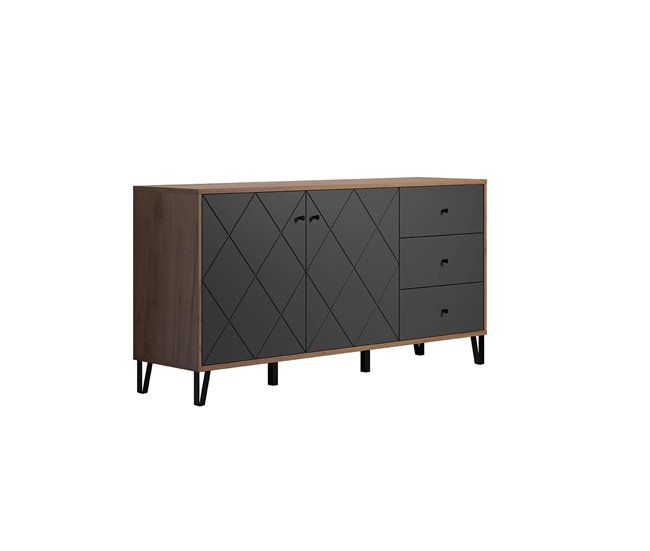 Conforama Buffet Con 2 Puertas Y 3 Cajones L183 Cm - Montez