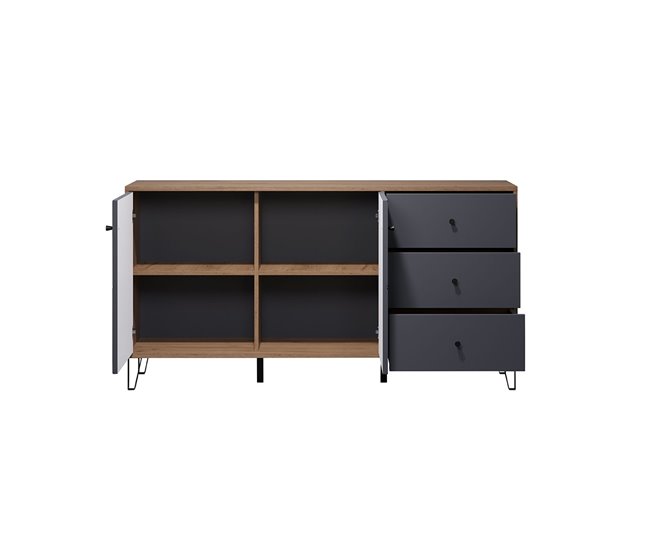 Conforama Buffet Con 2 Puertas Y 3 Cajones L183 Cm - Montez