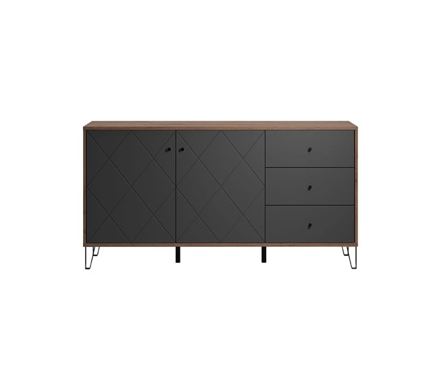 Conforama Buffet con 2 puertas y 3 cajones L183 cm - Montez