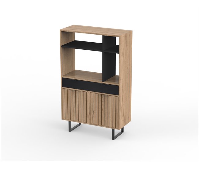 Conforama Buffet De Cocina Bajo OBIN. 2 Puertas Y 1 Cajón