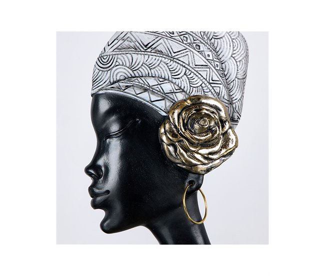 Conforama Bustos Presume De Casa Flor17*34.5*6.5negro/blancoresina