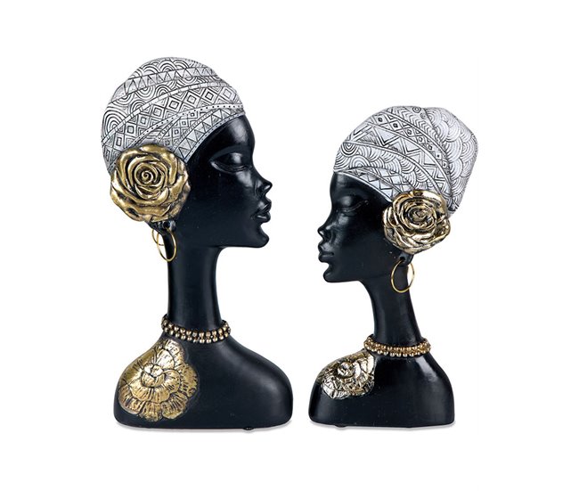 Conforama Bustos Presume De Casa Flor17*34.5*6.5negro/blancoresina