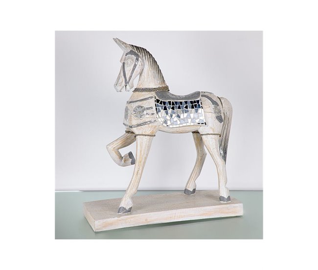 Conforama Caballo Presume De Casa Spirit52*64*20grismadera