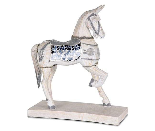 Conforama Caballo Presume De Casa Spirit52*64*20grismadera