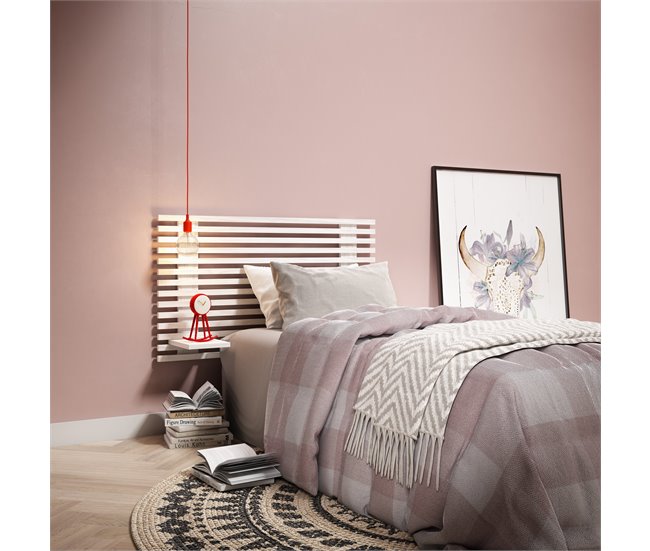 Conforama Cabecero 115 X 65 Cm Blanco Madera Lacado IBIZA