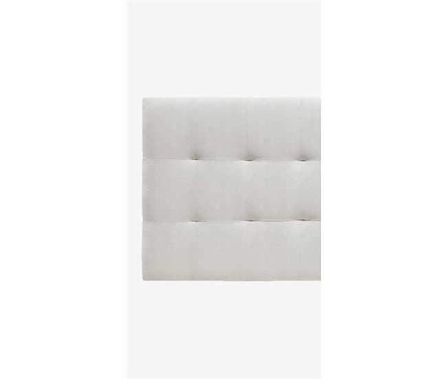 Conforama Cabecero ALASKA Polipiel Polipiel Blanco 105cm X 75cm