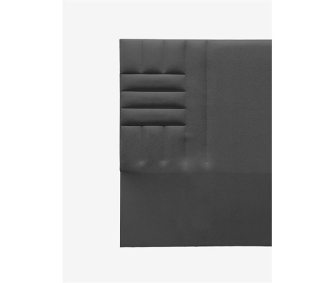 Conforama Cabecero KANSAS Tela Gris Oscuro 160x120cm