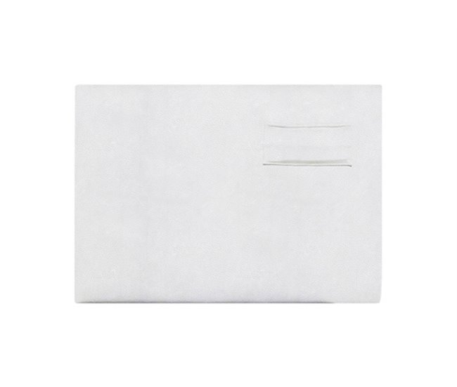 Conforama Cabecero LISBOA piel sintética blanco 105x75cm