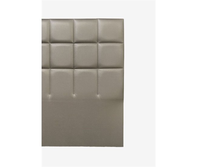 Conforama Cabecero MIAMI Piel Sintética Champagne 160x120cm